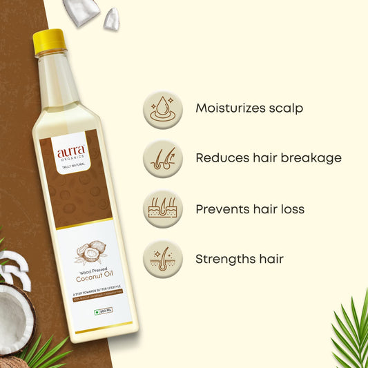 Aurra Organics Wood Pressed Coconut Oil