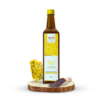 Aurra Organics- Wood Pressed Black Mustard Oil