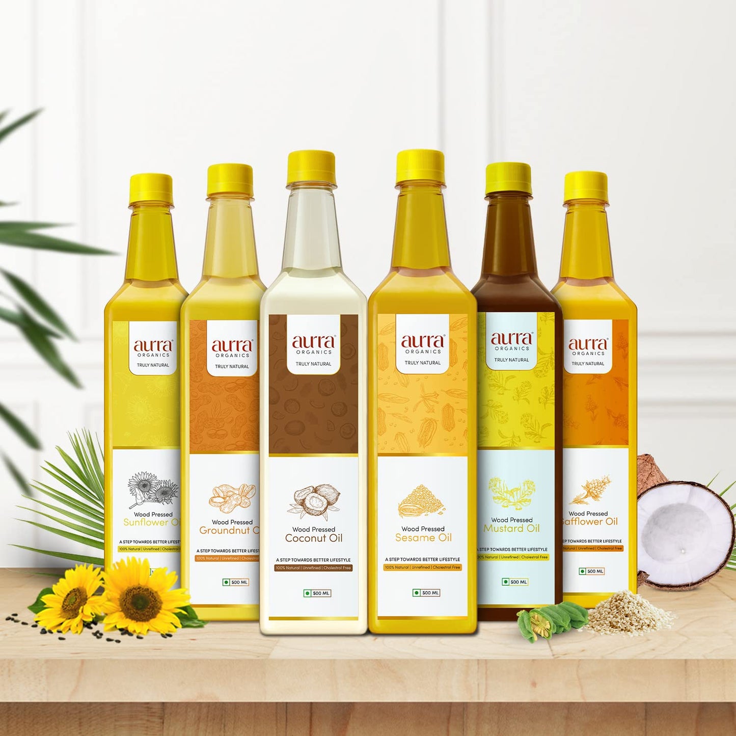 Aurra Organics- Cold Pressed Sesame(Gingelly) Oil