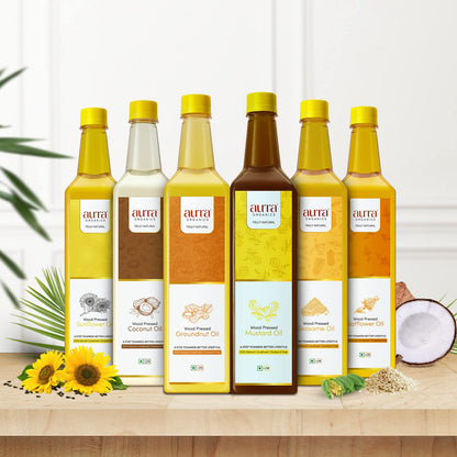 Aurra Organics Wood Pressed Groundnut Oil