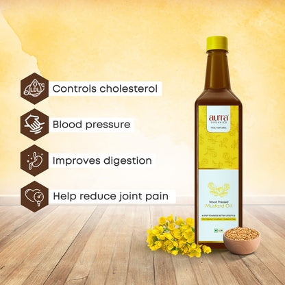 Aurra Organics- Wood Pressed Black Mustard Oil
