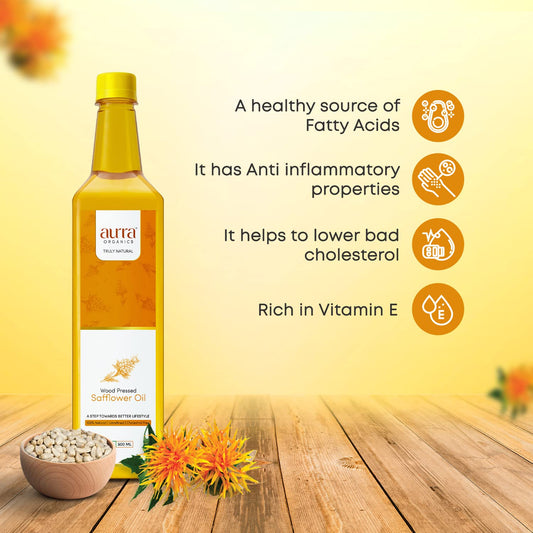 Aurra Organics- Wood Pressed Safflower Oil
